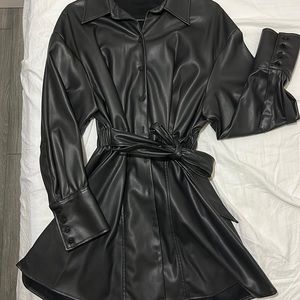 Blackjack leather dress